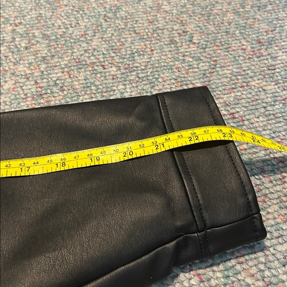 NWT Noisy may Black Leather Jacket SIZE 18 - Picture 11 of 14